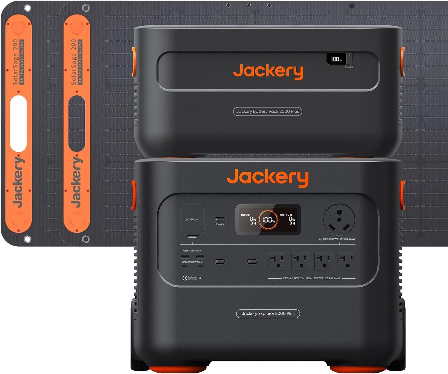 Jackery Solar Generator 4000 Kit, Explorer 2000 Plus Image