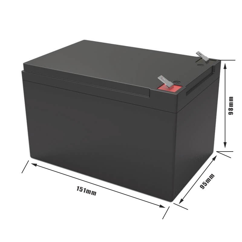 12.8V 18Ah lifepo4 battery with dimension
