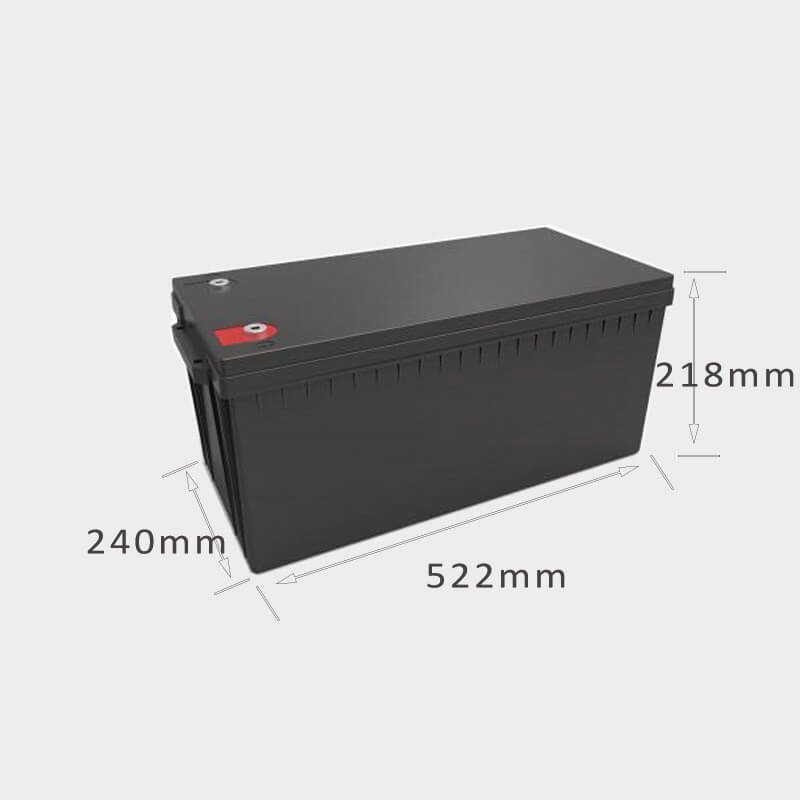 24v 150ah battery with dimension