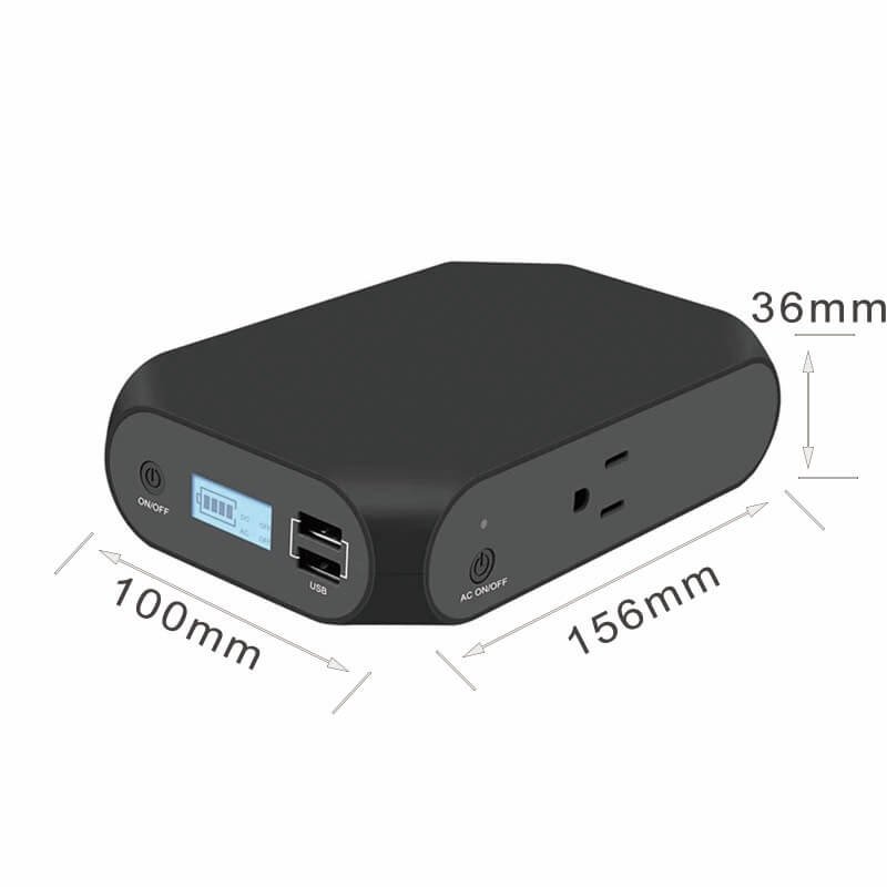 65w power bank with dimension